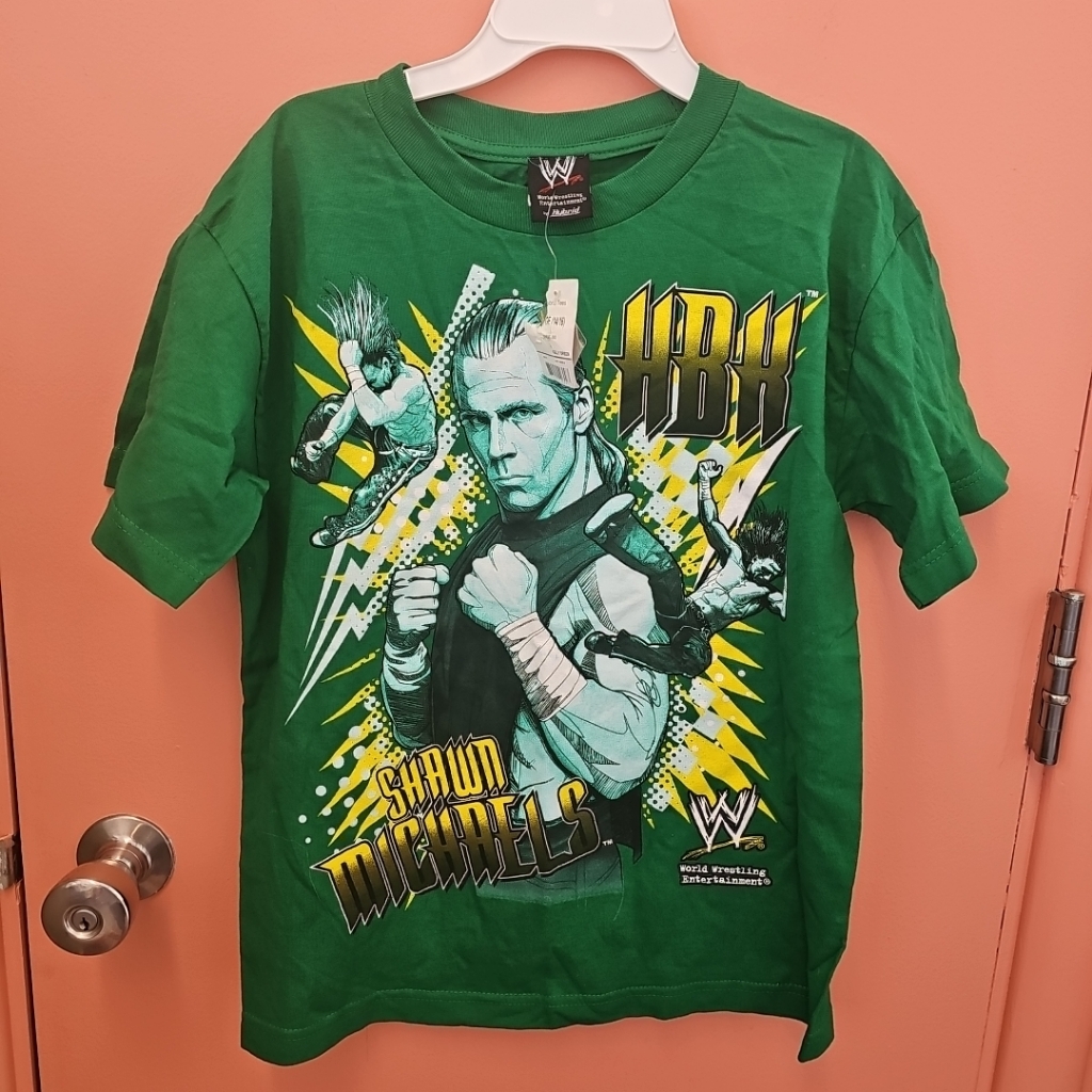 Nwt 2008 World Wrestling Entertainment Shawn Michaels Boys L1416 TShirt